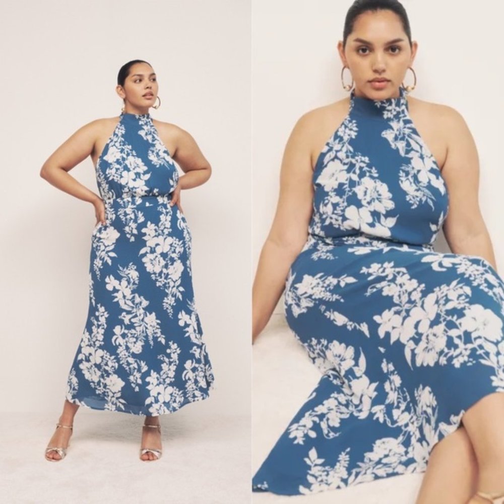Reformation - Lizbeth Dress (Cyanotype, Size 6) Retail: $248
